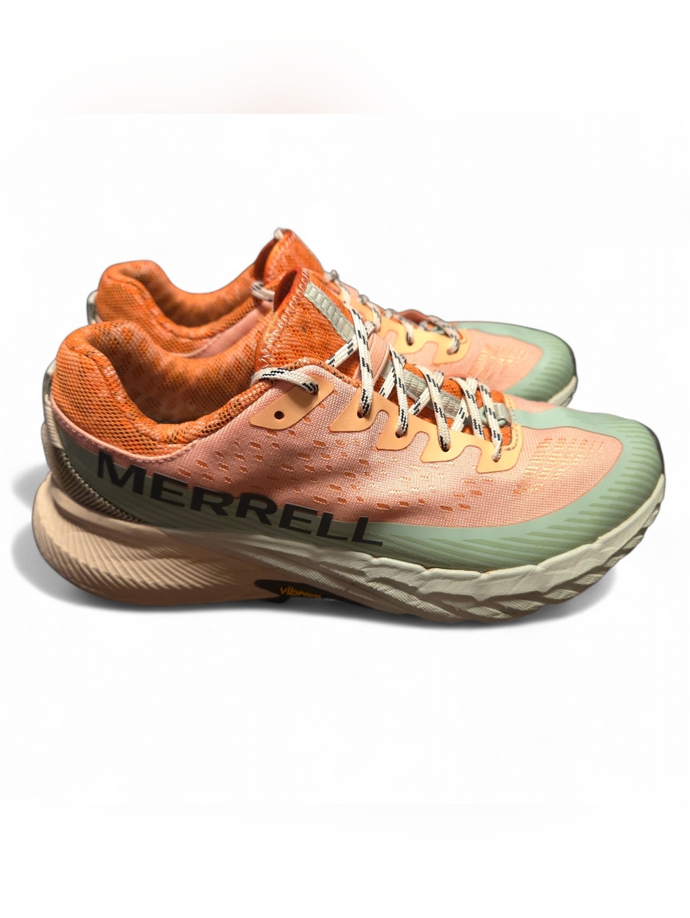 Merrell Agility Peak Trail Running Shoes Women’s Size Vibram Hiking Sneakers O